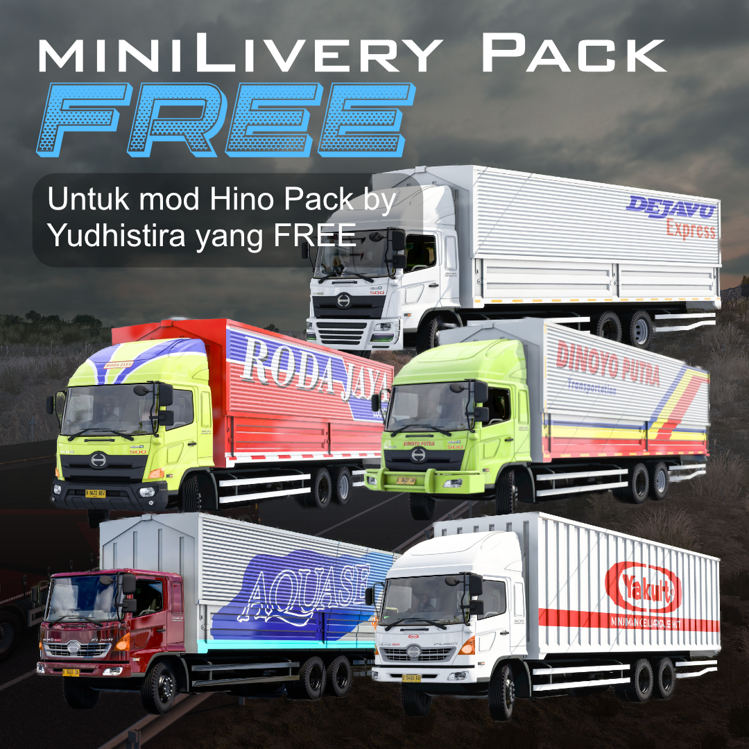 miniLivery HINO pack Free by Yudhistira - Khoirul Umam